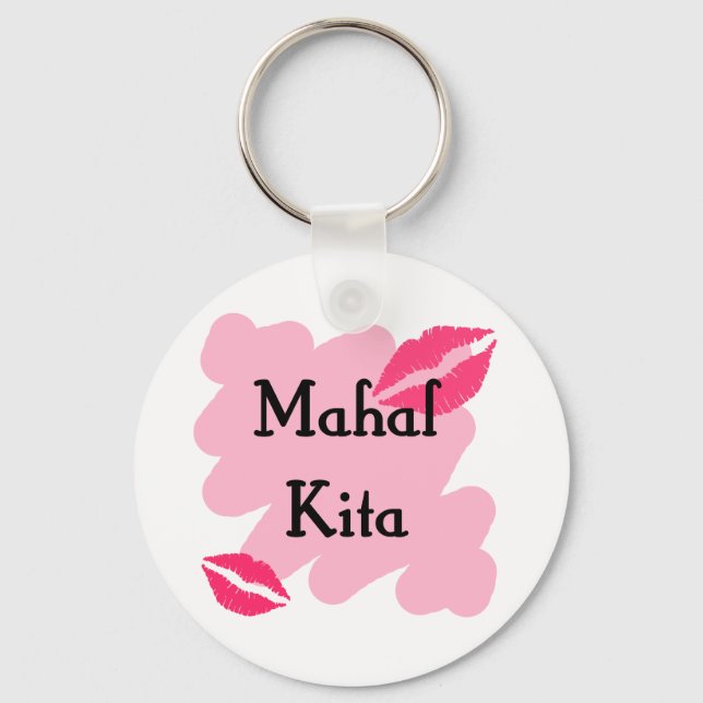 Mahal Kita - Filipino I love you Key Ring (Front)