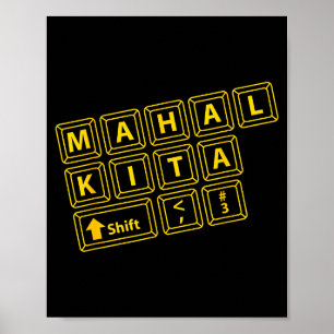 Mahal Kita Philippines I Love You Valentines Day Poster