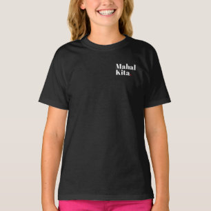 Mahal Kita Pocket Print Dark Shirt