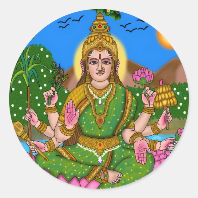 Mahalakshmi Stickers (Front)