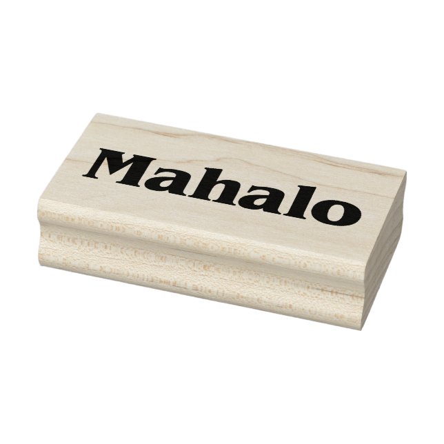 Mahalo7 Rubber Stamp (Stamp)
