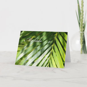 Mahalo Hawaii Card
