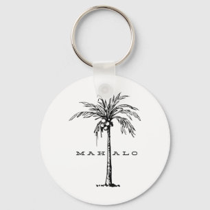 Mahalo Hawaii From The Island. Feel The Aloha Spir Key Ring