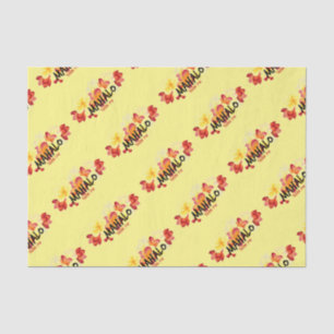 Mahalo Plumeria Tissue Paper