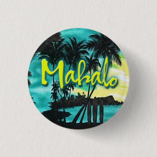 Mahalo Sunset Pin