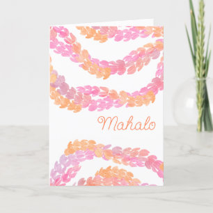 Mahalo Thank You Card