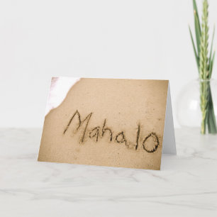 Mahalo Thank You Card