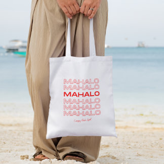 Mahalo Thank You Shopping Bag