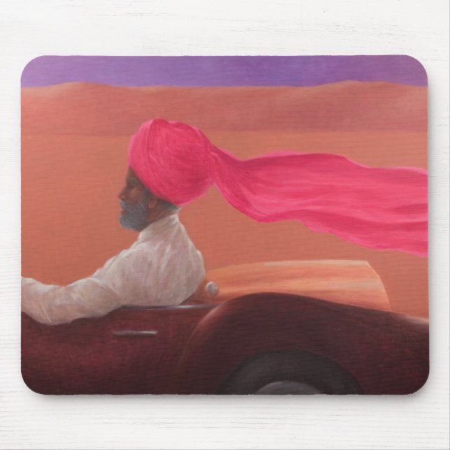 Maharajah at Speed 2 Mouse Mat (Front)