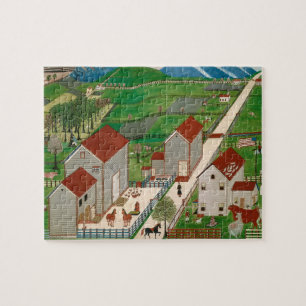 Mahatango Valley Farm, late 19th century Jigsaw Puzzle