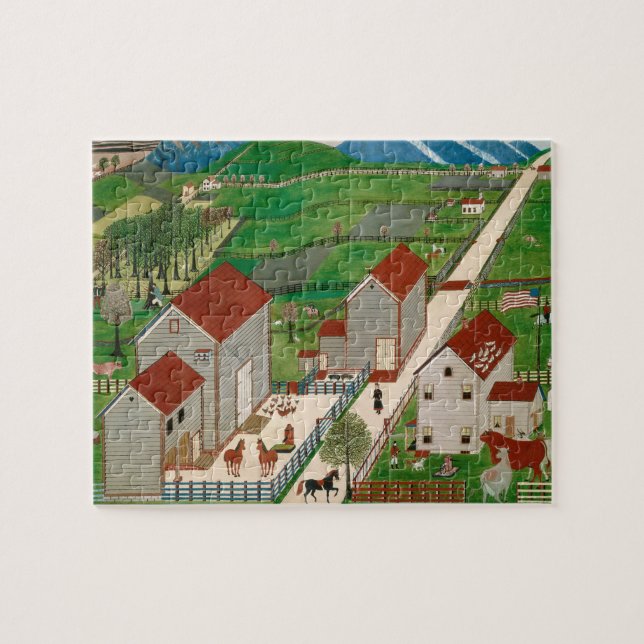 Mahatango Valley Farm, late 19th century Jigsaw Puzzle (Horizontal)