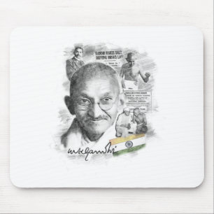 Mahatma Gandhi Mouse Mat