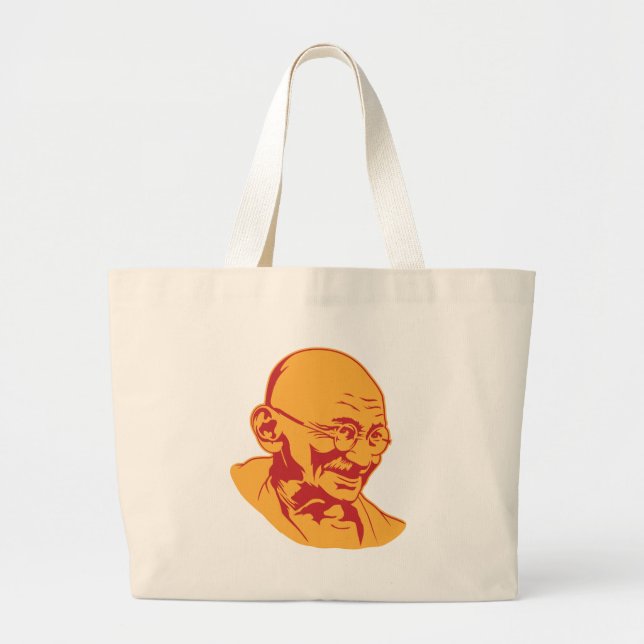 Mahatma Gandhi Portrait Tote Bag (Front)
