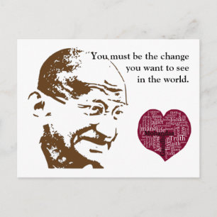 Mahatma Gandhi Postcard