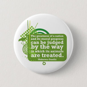 Mahatma Gandhi Quote 6 Cm Round Badge