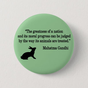 Mahatma Gandhi Quote Collection 6 Cm Round Badge