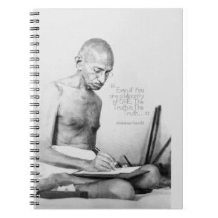 Mahatma Gandhi Quote, Minority of One, Truth Notebook