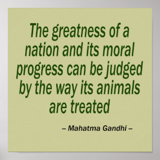 Mahatma Gandhi Quote Poster