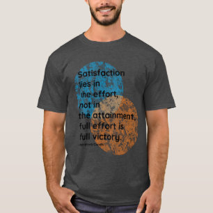 Mahatma Gandhi Victory Quotes vintage T-Shirt