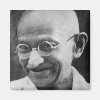 Mahatma Ghandi Portrait Photograph Magnet