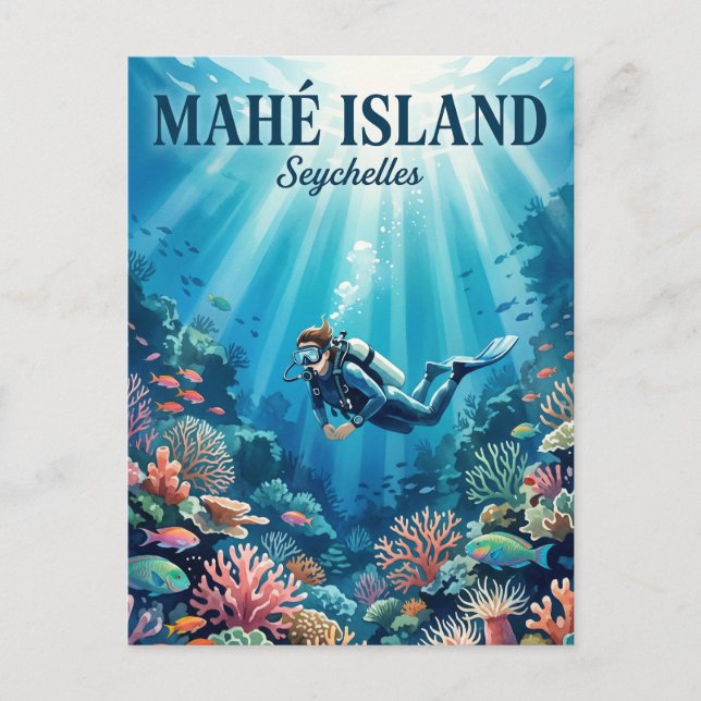 Mahé Island Seychelles Postcard (Front)