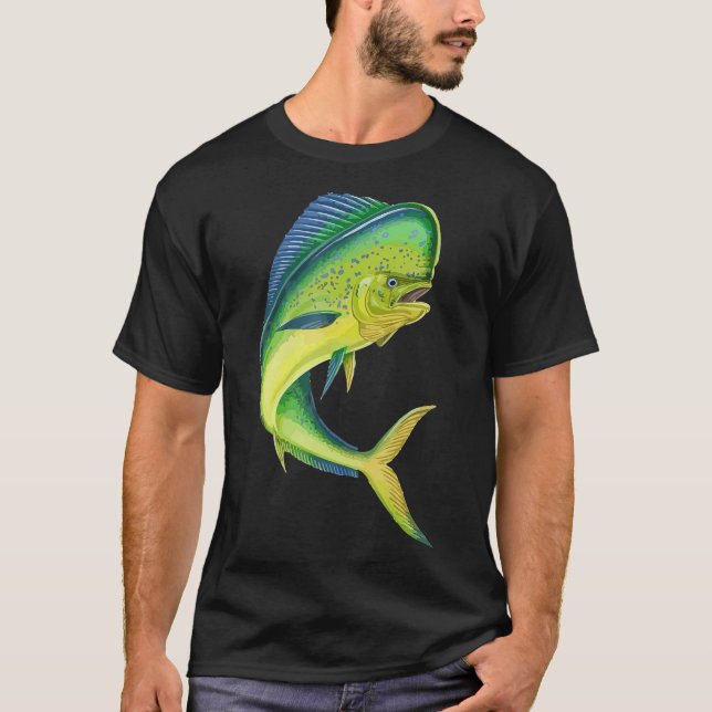 Mahi Fishing Mahi Mahi Fish Fishing lover  (2) T-Shirt (Front)