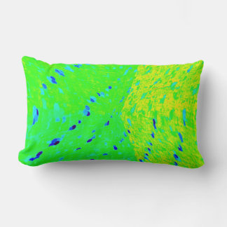 Mahi Mahi Dolphin Fish Art Colours Lumbar Pillow