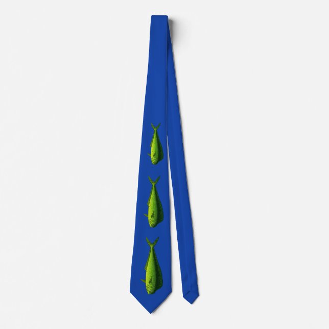 Mahi Mahi - Dolphin Fish - Dorado Tie (Front)