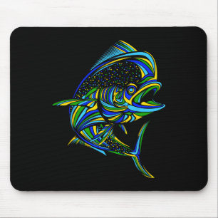 Mahi Mahi Dolphinfish Offshore Fishing Mouse Mat