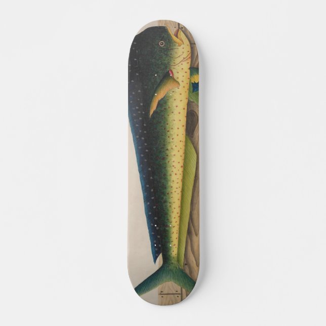 Mahi-Mahi Fish artwork Skateboard (Front)