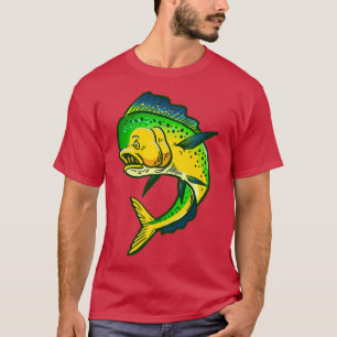 Mahi Mahi Fishing Dorado Fisherman Angling Fan  T-Shirt