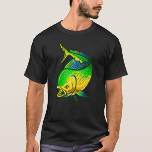 Mahi Mahi Fishing Dorado Fisherman Angling Fan T-Shirt