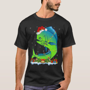 Mahi Mahi Lover Family Matching Santa Mahi Mahi Ch T-Shirt