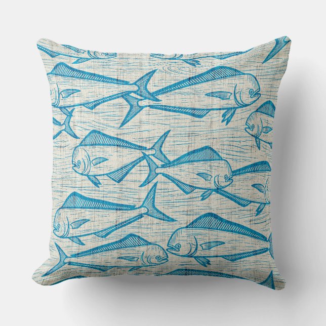 Mahi Mahi pillow (Front)