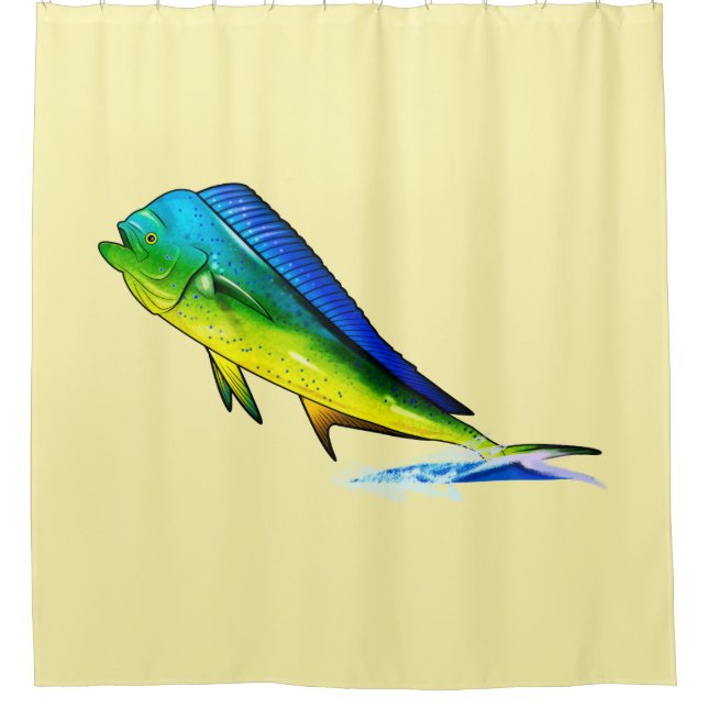 Mahi Mahi Shower Curtain (Front)