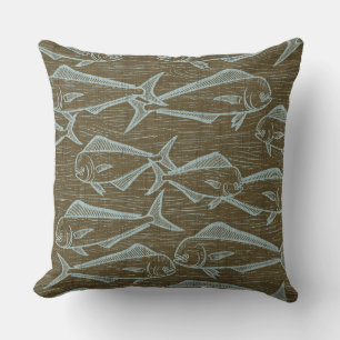 Mahimahi fish pillow