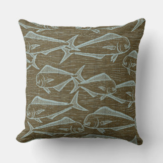 Mahimahi fish pillow