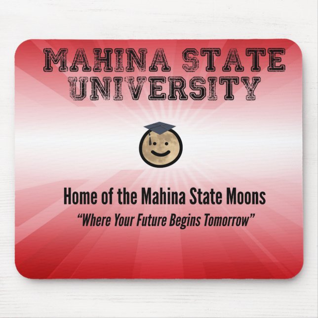 Mahina State Mouse Pad. Mat (Front)