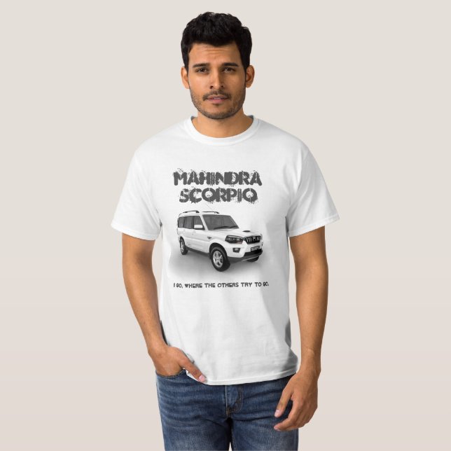 Mahindra Scorpio T-shirt (Front Full)