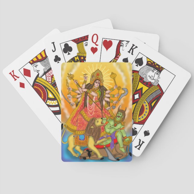 Mahishasur Mardini Toys Playing Cards (Back)