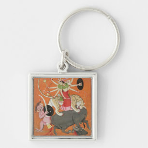 'Mahishasuramardini', from the 'Devimahatmya of Ma Key Ring