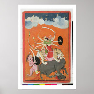 'Mahishasuramardini', from the 'Devimahatmya of Ma Poster