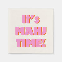 Mahj Mahjong Mah Jongg Pink Quote Cute Fun