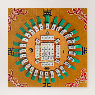 Mahj Mystic Circle Puzzle