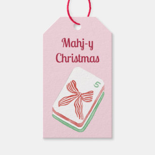 Mahj-y Christmas Mahjong Holiday Gift Tags