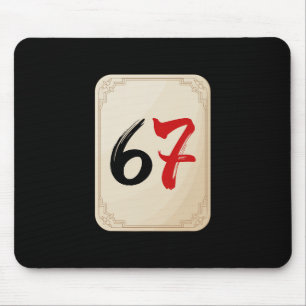 Mahjong 6 And 7 Matching 67 Mahjongs Group Costume Mouse Mat