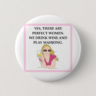 MAHJONG 6 CM ROUND BADGE