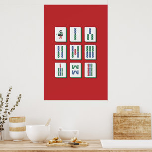 Mahjong Bamboo Tiles Art Print