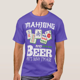 Mahjong Beer Funny Mah Jongg T-Shirt