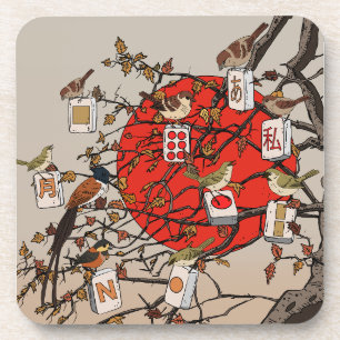 Mahjong Birds Game Coaster